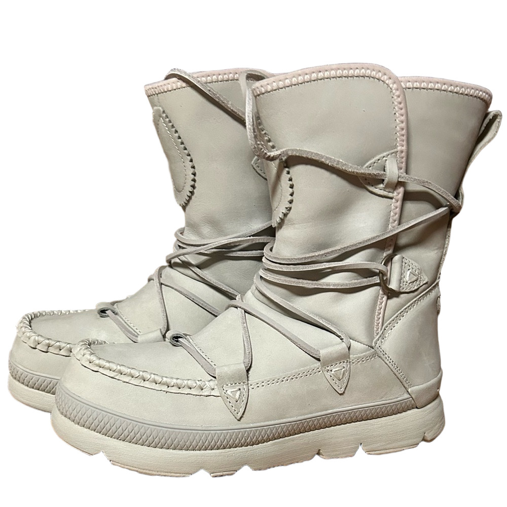 Manitobah Woman’s Waterproof Pacific Half Winter Boot Pumice Size 8 or 9 NEW